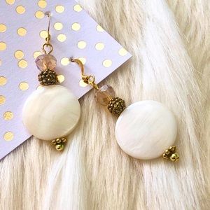 Mother of Pearl Dangly Earrings!!!!